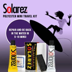 SOLAREZ Mini Travel Kit Polyester Repair UV Licht Reparatur