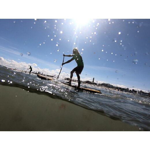 HW-Shapes Stand Up Paddling Einsteigerkurs (2h) SUP Schule Rostock