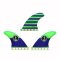 Captain Fin CF-Grom Tri Fin  Future Fin Set