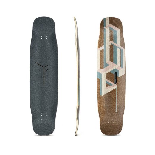 Loaded Basalt Tesseract Longboard Deck Pink