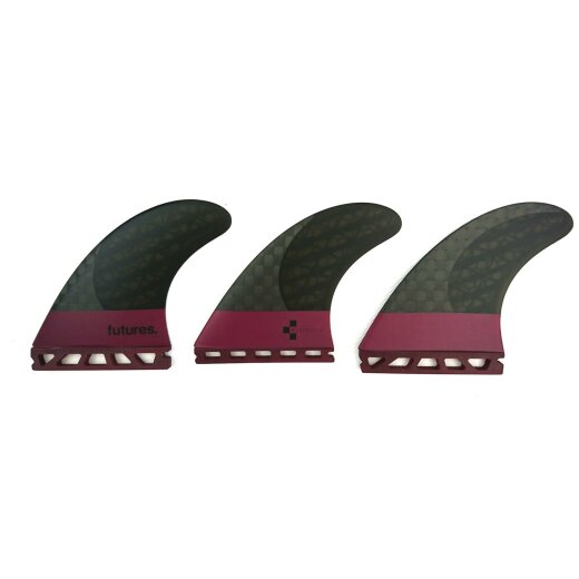 FUTURES Thruster Fin Set F8 Blackstix