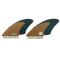 FUTURES Twin Fin Set Rasta Keel Honeycomb Jute