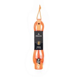 ROAM Surfboard Leash Premium 8.0 244cm 7mm Orange