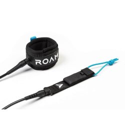 ROAM Surfboard Leash Premium 8.0 244cm 7mm Schwarz