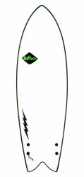 Softech Kyuss Fish 58" Performance Softboard FCS2 Twin