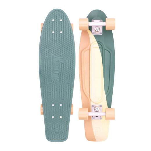 Penny Original 27" Skateboard Swirl Green Yellow