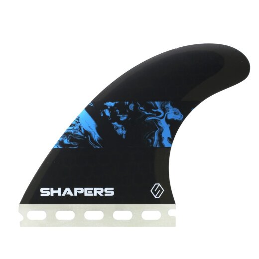 Shapers Fins Medium CoreLite Tri-Fin Set Black/Blue