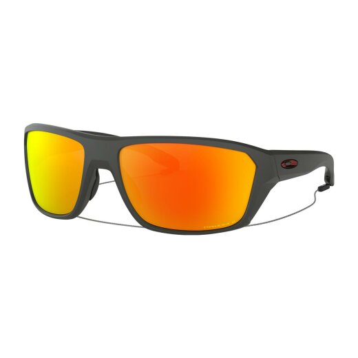 Oakley Split Shot Sonnenbrille Matte Heather Grey Prizm Ruby Polarized