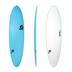 Surfboard TORQ Softboard 7.2 Funboard Blau