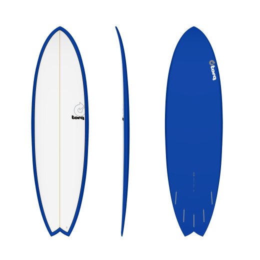 Surfboard TORQ Epoxy TET 6.3 MOD Fish Navy Pinl