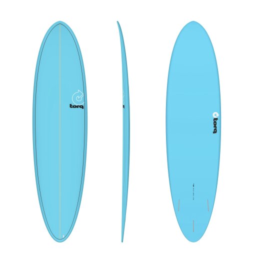 Surfboard TORQ Epoxy TET 7.2 Funboard  Blue