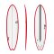 Surfboard TORQ Epoxy TET CS 7.2 Fish Carbon Red