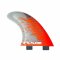 FCS PC-3 Tri Fin Set (S) Red Smoke