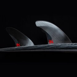 FCS 2 H4 Carbon Tri Fin Set Black (S)