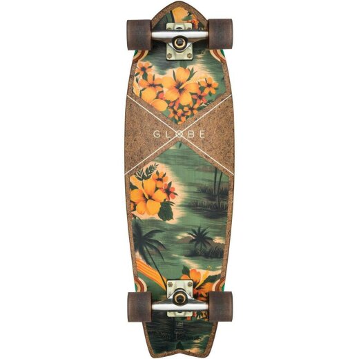 Globe Sun City 30" Longboard Komplettboard Coconut/Hawaiian