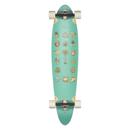 Globe Pinner Classic Longboard Komplettboard Halfcut