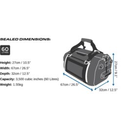 OverBoard wasserdichte Duffel Bag Pro 60 L Blau