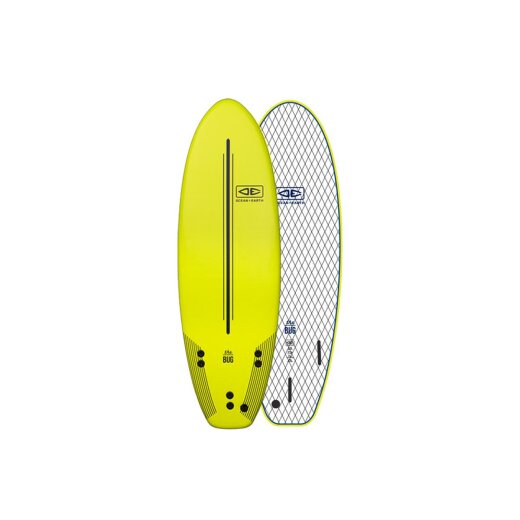 Ocean & Earth Bug 56" Mini Softboard Lime