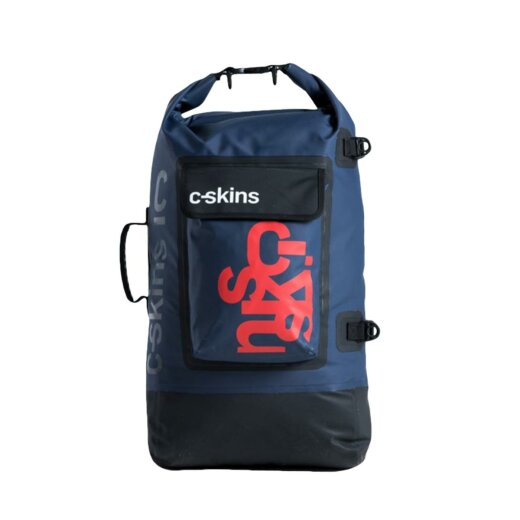 C-Skins Storm Chaser Drybag 40L Slate Black Warm Red