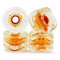 Shark Wheels DNA ROLL (4er Set) 72mm/ 78a Clear/Orange Core