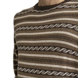 Rhythm Vintage Stripe Knit Brown