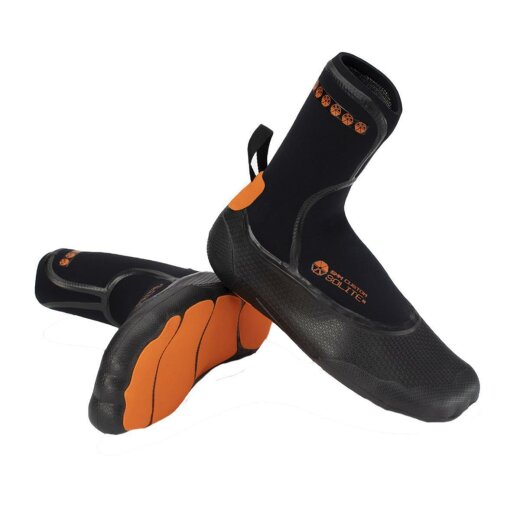 Solite 5mm Custom Anpassbarer Neoprenschuh Black/Orange 40,5 (US8)