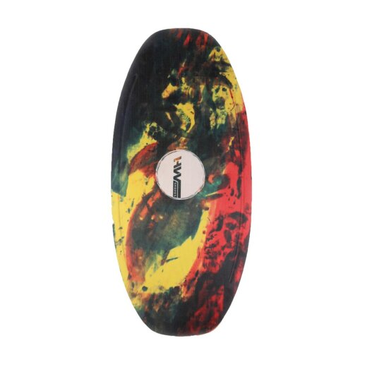 HW-Shapes Freestyle Skimboard V2 110 Epoxyart Colorbomb