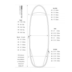 ROAM Boardbag Surfboard Daylight Fish PLUS 5.4