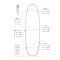 ROAM Boardbag Surfboard Daylight Funboard PLUS 7.0