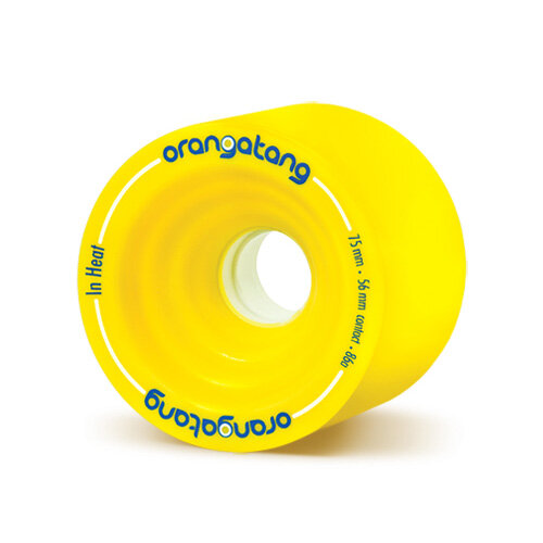 Orangatang IN HEAT (4er Set) 75mm/86a Yellow