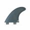 ROAM Thruster Fin Set Allround Small two tab Smoke