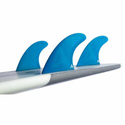 ROAM Thruster Fin Set Allround Med two tab Blau