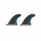 ROAM Quad Rear Fin Set Medium one tab Schwarz