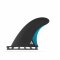 ROAM Quad Rear Fin Set Medium one tab Schwarz