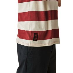 Globe Dion Agius Striped Tee Ox Blood