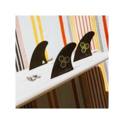 FCS 2 Channel Island Reactor Charcoal Tri Fin Set (M)