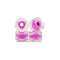 Shark Wheels DNA ROLL (4er Set) 72mm/ 78a Clear/Pink Core