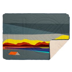 Voited Cloud Touch Pillow Blanket Lakeview Camp