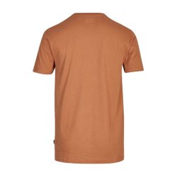 Cleptomanicx T-Shirt Basic Tee Ligull Regular Caramel Cafe