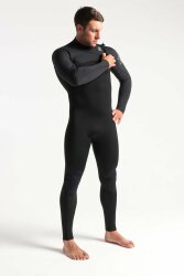 C-Skins Session 3/2 Frontzip Neoprenanzug Black