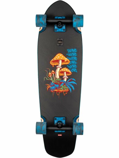 Globe BIG BLAZER Longboard Komplettboard Natural Walk Blue