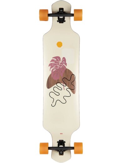 Globe Geminon 40" Longboard Komplettboard Walnut Monstera