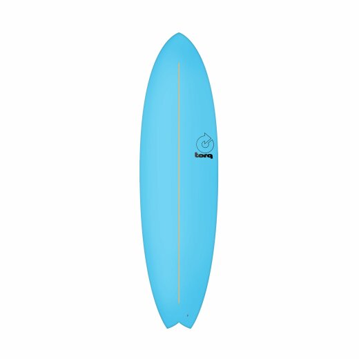 Surfboard TORQ Softboard 6.10 Mod Fish Blau