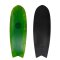 HW-Shapes Surfskate FT 29.5" Deck Epoxyart Green