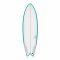 Surfboard TORQ TEC Twin Fish 5.6 Rail Türkis