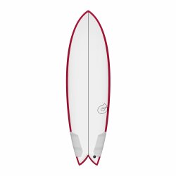 Surfboard TORQ TEC BigBoy Fish 6.6 Rail Rot