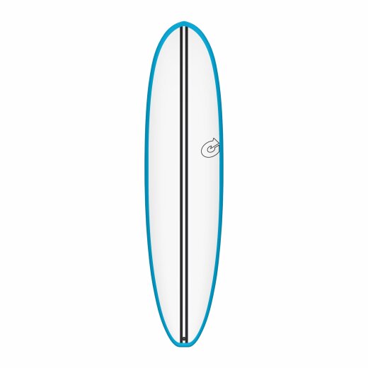 Surfboard TORQ TEC V+ 7.8 Rail Blau