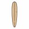 Surfboard TORQ ACT Prepreg The Don NR 9.1 bamboo