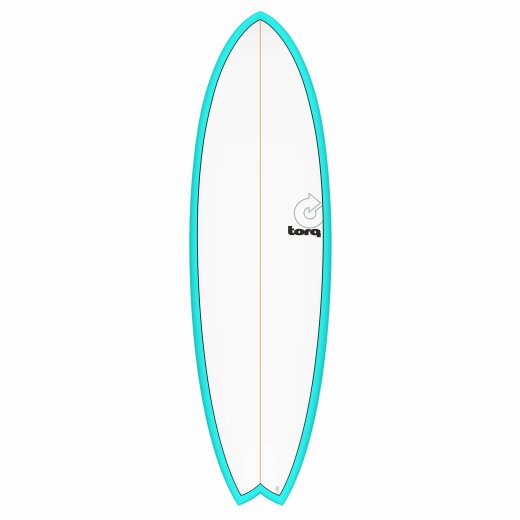 Surfboard TORQ Epoxy TET 5.11 MOD Fish Blau Pinlin