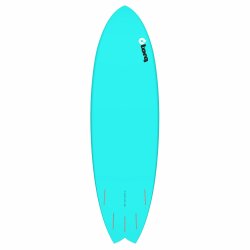 Surfboard TORQ Epoxy TET 5.11 MOD Fish Blau Pinlin